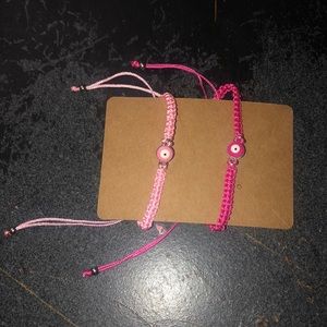3 for $10 Set of 2 Evil Eye Adjustable Bracelets
